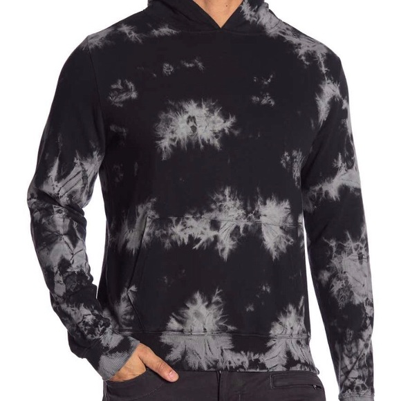 Sovereign Code Other - Sovereign Code Men/unisex Tie Dye Hoodie L Blk/Gry